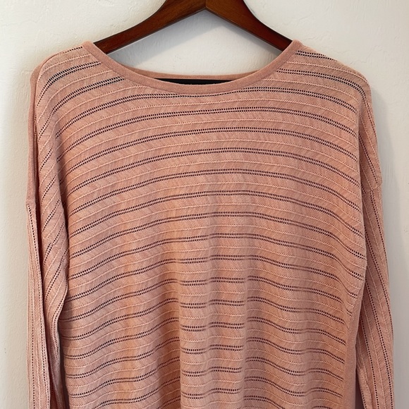 PRANA MADELINE SWEATER WOMEN'S SIZE XL ORGANIC COTTON PINK LIGHTWEIGHT - Picture 4 of 10